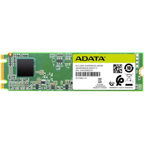 Характеристики SSD накопитель ADATA Ultimate SU650 240GB ASU650NS38-240GT-C