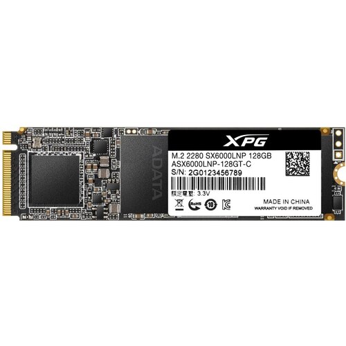 SSD накопитель ADATA SX6000Lite 128GB ASX6000LNP-128GT-C