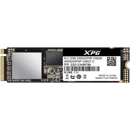 Характеристики SSD накопитель ADATA SX8200Pro 256GB ASX8200PNP-256GT-C