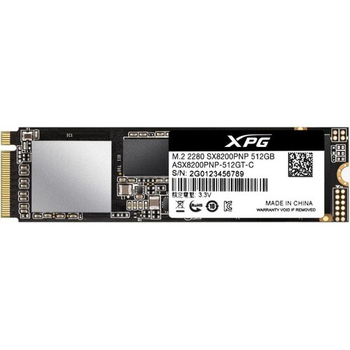 Характеристики SSD накопитель ADATA SX8200Pro 512GB ASX8200PNP-512GT-C