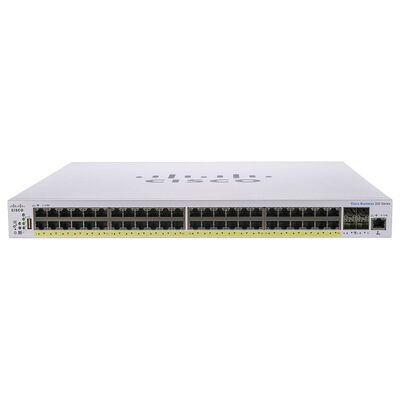 Характеристики Коммутатор Cisco CBS350 Managed 48-port GE, Full PoE, 4x10G SFP+ (CBS350-48FP-4X-EU)