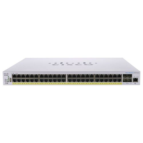 Характеристики Коммутатор Cisco CBS350 Managed 48-port GE, Full PoE, 4x10G SFP+ (CBS350-48FP-4X-EU)