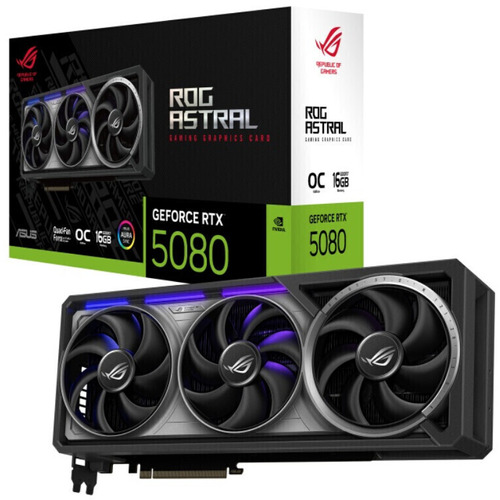 Видеокарта Asus ROG Astral GeForce RTX™ 5080 16 ГБ GDDR7 OC Edition (ROG-ASTRAL-RTX5080-O16G-GAMING)