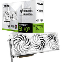 Видеокарта ASUS TUF Gaming GeForce RTX™ 5070 Ti 16GB GDDR7 White OC Edition (TUF-RTX5070TI-O16G-WHITEGAMING)