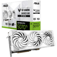 Видеокарта ASUS TUF Gaming GeForce RTX™ 5070 Ti 16GB GDDR7 BTF White OC Edition (TUF-RTX5070TI-O16G-BTFWHITE)