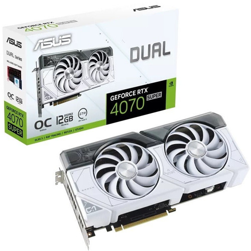 Видеокарта ASUS DUAL-RTX4070S-O12G-WHITE