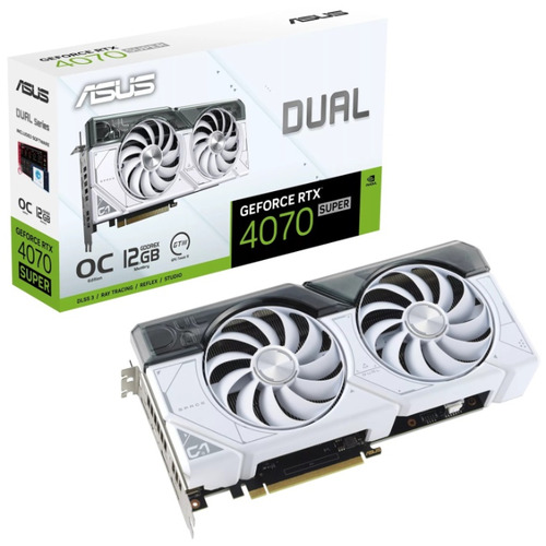 Видеокарта ASUS DUAL-RTX4070S-12G-WHITE