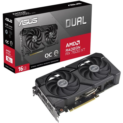 Характеристики Видеокарта ASUS DUAL-RX7600XT-O16G