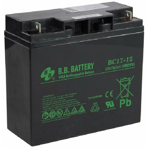 Характеристики Батарея B.B. Battery BC17-12