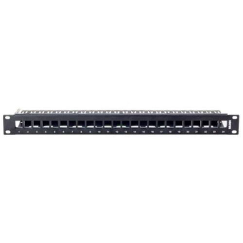 Патч-панель Belden 1U 24-port empty WireNET Panel, Black (NN-UNIV-E)