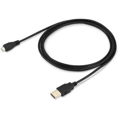 Кабель Buro microUSB - USB, 1.5м, 0.8A, черный