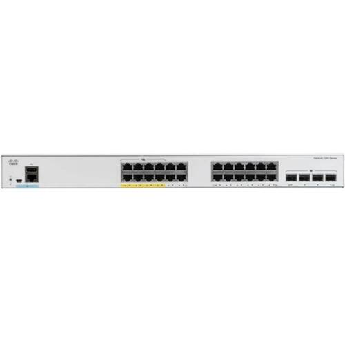 Характеристики Коммутатор Cisco Catalyst 1000 24 PoE FE, 2x1G SFP ,2X1G combo (C1000FE-24P-4G-L)