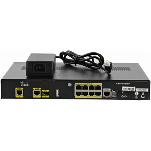 Характеристики Маршрутизатор Cisco 892FSP (C892FSP-K9)