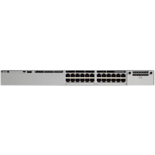 Коммутатор Cisco Catalyst 9300 24-port PoE+, Network Essentials (C9300-24P-E)