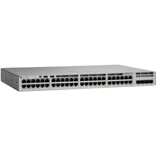 Коммутатор Cisco Catalyst 9300L 48p PoE, Network Essentials ,4x1G Uplink (C9300L-48P-4G-E)