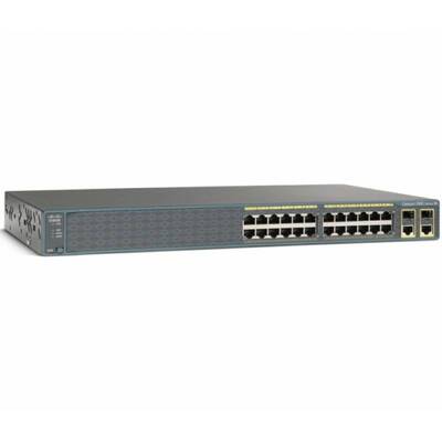 Коммутатор Cisco Catalyst 2960 Plus 24 10/100 (8 PoE) + 2 T/SFP LAN Lite (WS-C2960+24LC-S)