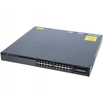 Характеристики Коммутатор Cisco Catalyst 3650 24 Port Data 4x1G Uplink LAN Base (WS-C3650-24TS-L)