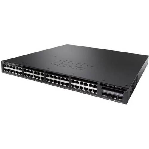 Характеристики Коммутатор Cisco Catalyst 3650 48 Port Full PoE 4x1G Uplink IP Base (WS-C3650-48FS-S)