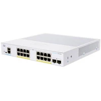 Коммутатор Cisco CBS250 Smart 16-port GE, PoE, 2x1G SFP (CBS250-16P-2G-EU)