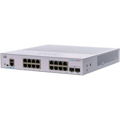 Характеристики Коммутатор Cisco CBS250 Smart 16-port GE, 2x1G SFP (CBS250-16T-2G-EU)