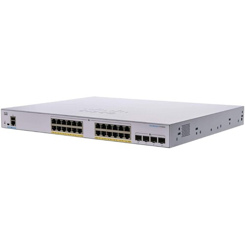 Характеристики Коммутатор Cisco CBS250 Smart 24-port GE, PoE, 4x1G SFP (CBS250-24P-4G-EU)