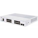 Коммутатор Cisco CBS350 Managed 16-port GE, 2x1G SFP (CBS350-16T-2G-EU)