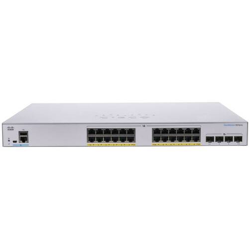 Коммутатор Cisco BS350 Managed 24-port GE, PoE, 4x1G SFP (CBS350-24P-4G-EU)