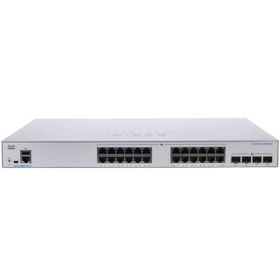 Характеристики Коммутатор Cisco CBS350 Managed 24-port GE, 4x10G SFP+ (CBS350-24T-4X-EU)