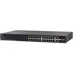 Коммутатор Cisco SG350X-24 24-port Gigabit Stackable Switch (SG350X-24-K9-EU)