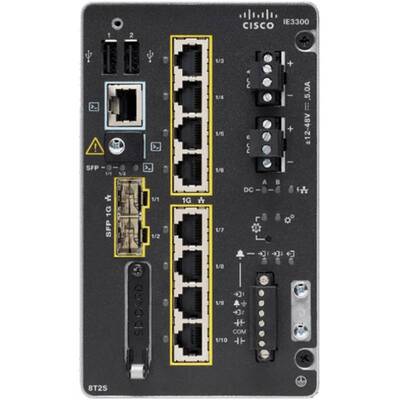 Коммутатор Cisco Catalyst IE3300 Rugged Series Modular System NPE , NE (IE-3300-8T2S-RE)