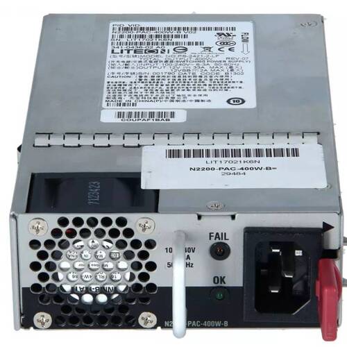 Характеристики Блок питания Cisco N2200-PAC-400W-B