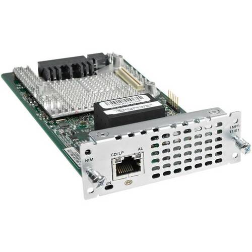 Характеристики Модуль расширения Cisco NIM-1MFT-T1/E1