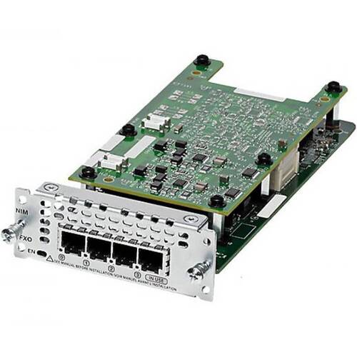 Характеристики Модуль расширения Cisco NIM-4FXO