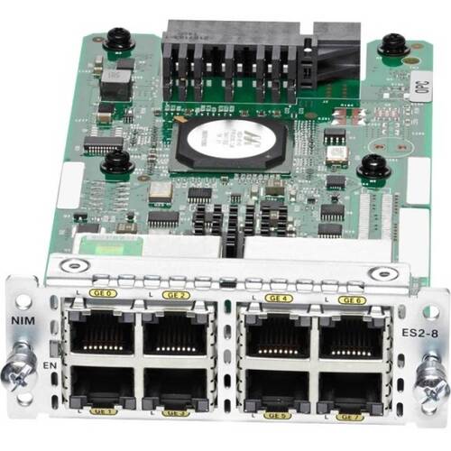 Характеристики Модуль расширения Cisco NIM-ES2-8-P