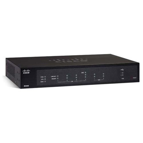 Характеристики Маршрутизатор Cisco RV340 Dual WAN Gigabit Router (RV340-K8-RU)