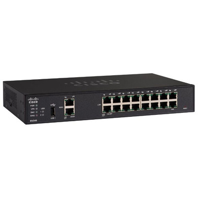 Характеристики Маршрутизатор Cisco RV345 Dual WAN Gigabit VPN Router (RV345-K8-RU)