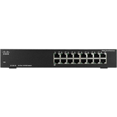 Характеристики Коммутатор Cisco SF110-16 16-Port 10/100 Switch (SF110-16-EU)