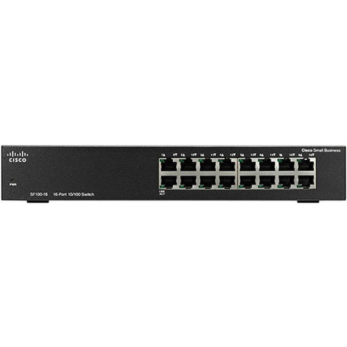 Коммутатор Cisco SF110-16 16-Port 10/100 Switch (SF110-16-EU)