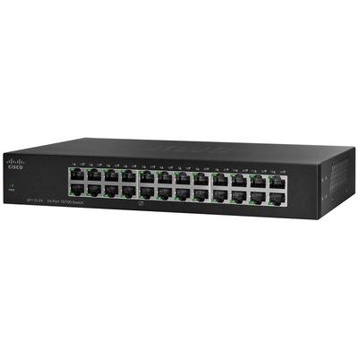 Характеристики Коммутатор Cisco SF110-24 24-Port 10/100 Switch (SF110-24-EU)