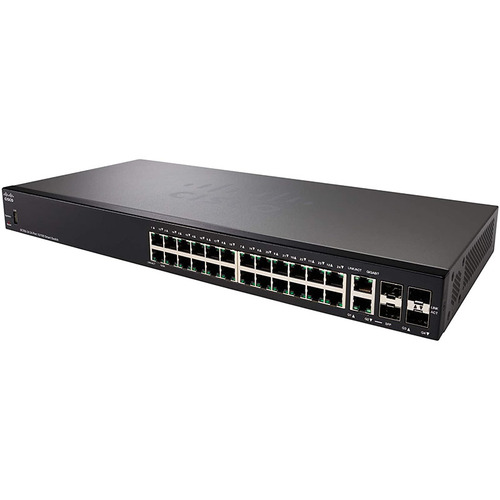 Характеристики Коммутатор Cisco SF250-24 24-Port 10/100 Smart Switch (SF250-24-K9-EU)