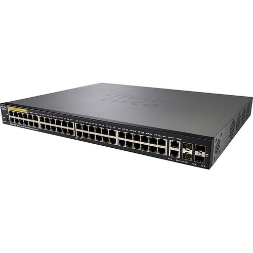 Характеристики Коммутатор Cisco SF350-48MP 48-port 10/100 POE Managed Switch (SF350-48MP-K9-EU)