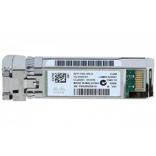 Характеристики Трансивер Cisco SFP-10G-SR-S