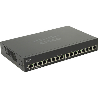 Характеристики Коммутатор Cisco SG110-16 16-Port Gigabit Switch (SG110-16-EU)