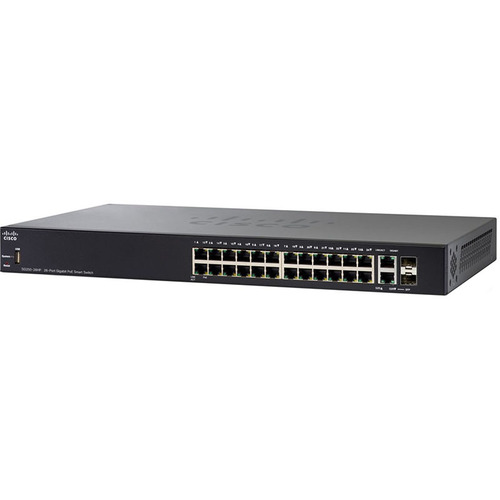 Характеристики Коммутатор Cisco SG250-26HP 26-port Gigabit PoE Switch (SG250-26HP-K9-EU)