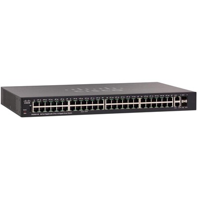 Характеристики Коммутатор Cisco SG250X-48 48-Port Gigabit Smart Switch with 10G Uplinks (SG250X-48-K9-EU)