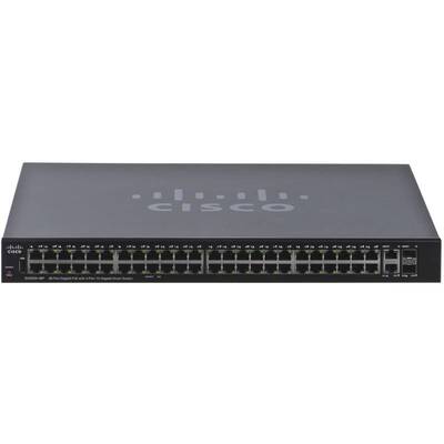 Характеристики Коммутатор Cisco SG250X-48P 48-Port Gigabit PoE Smart Switch with 10G Uplinks (SG250X-48P-K9-EU)