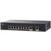 Характеристики Коммутатор Cisco SG350-10MP 10-port Gigabit POE Managed Switch (SG350-10MP-K9-EU)