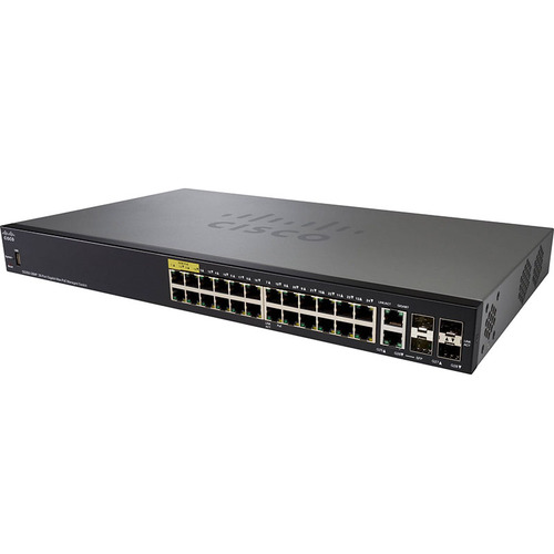 Характеристики Коммутатор Cisco SG350-28MP 28-port Gigabit POE Managed Switch (SG350-28MP-K9-EU)