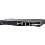 Коммутатор Cisco SG350-28P 28-port Gigabit POE Managed Switch (SG350-28P-K9-EU)