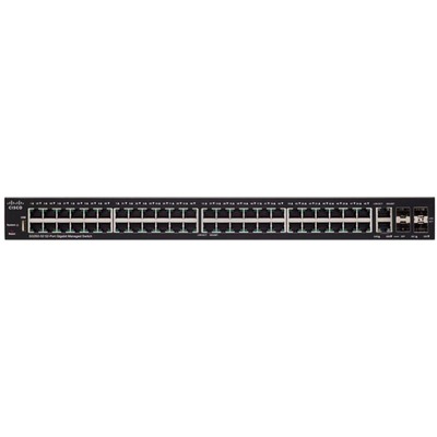 Характеристики Коммутатор Cisco SG350-52 52-port Gigabit Managed Switch (SG350-52-K9-EU)